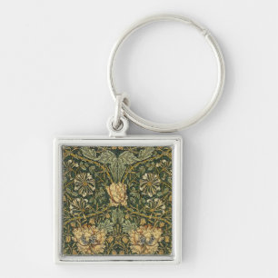 Chaveiro William Morris Honeysuckle Verde Amarelo