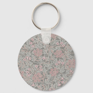 Chaveiro William Morris Jasmine Flower Pattern