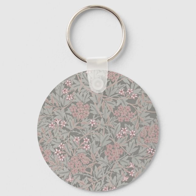 Chaveiro William Morris Jasmine Flower Pattern (Frente)