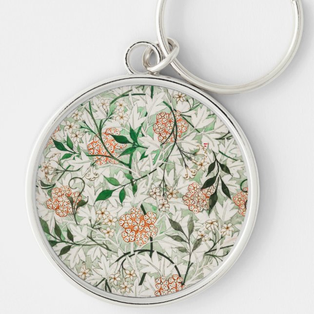 Chaveiro William Morris Jasmine Garden Flower Classic (Frente)