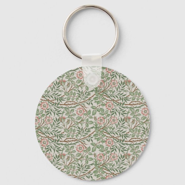 Chaveiro William Morris Sweetbriar Floral Art Nouveau (Frente)