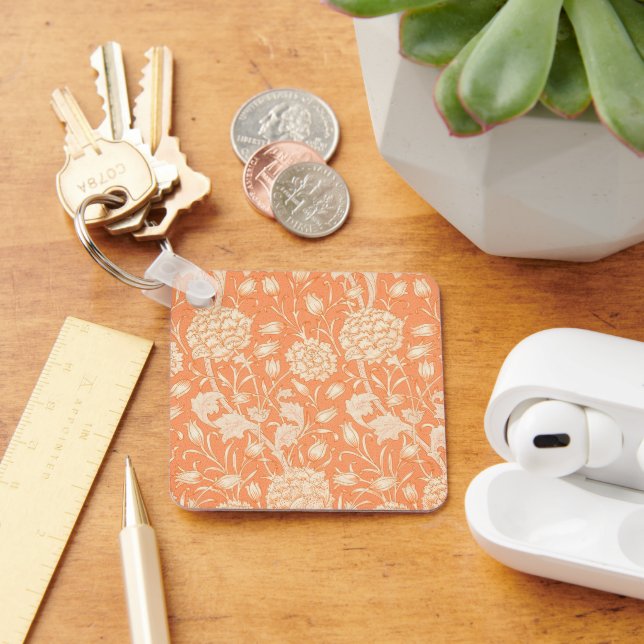 Chaveiro William Morris Wild Tulip famoso padrão (Mesa)