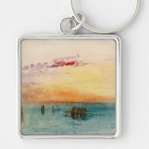 Chaveiro William Turner - A Lagoa perto de Veneza ao Pôr-do
