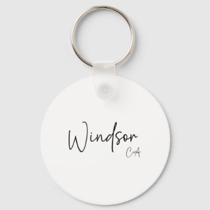 Chaveiro Windsor Califórnia Ca Retrô 