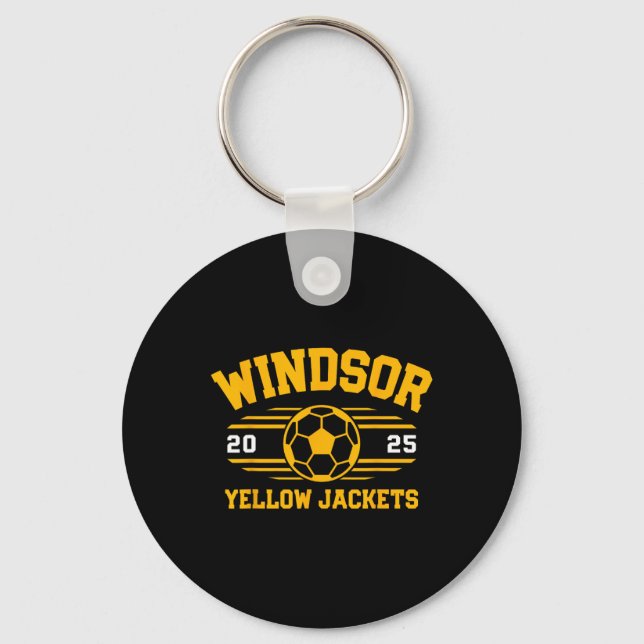 Chaveiro Windsor Yellow Jackets Futebol Ll 2025  (Frente)