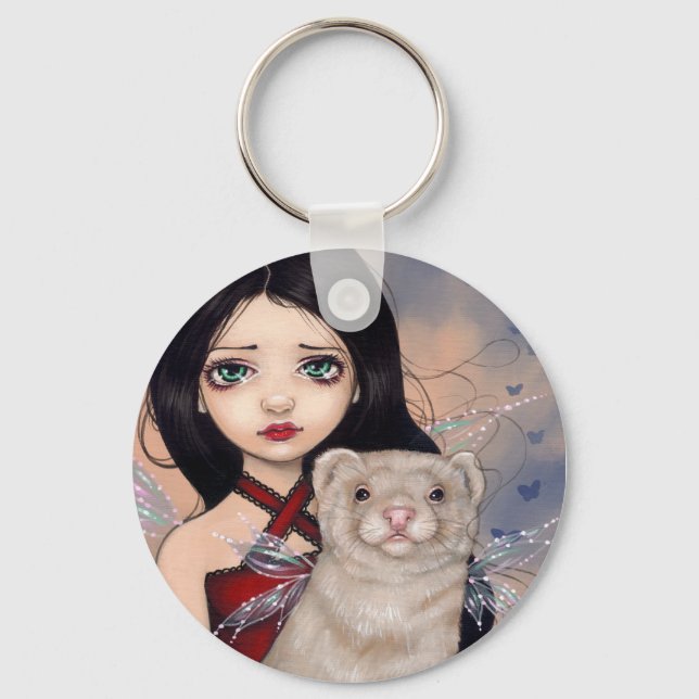 chaveiro "Winged Ferret" (Frente)