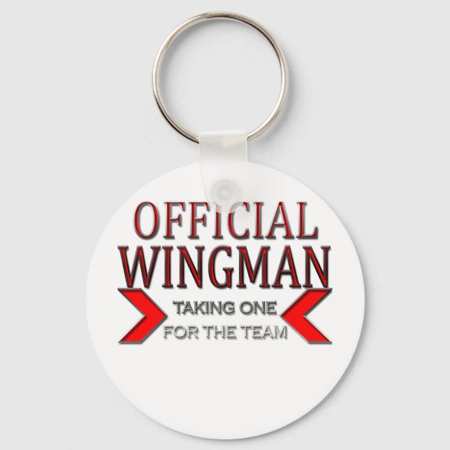 Chaveiro WingMan Oficial Tomando Um Para O Grupo Vermelho (Frente)