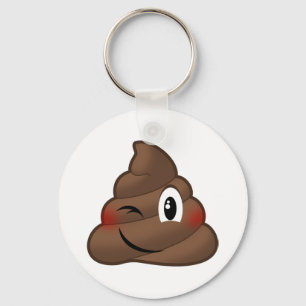 Chaveiro Winking Poop Emoji