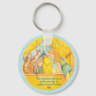 Chaveiro Winnie The Pooh Keychain - Tecla para raparigas