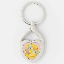 Chaveiro Winnie the Pooh Keyring - Personalize com o nome.