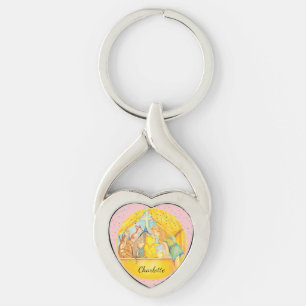 Chaveiro Winnie the Pooh Keyring - Personalize com o nome.