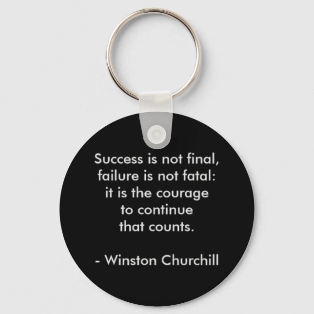 Chaveiro Winston Churchill Cote; Sucesso (Frente)