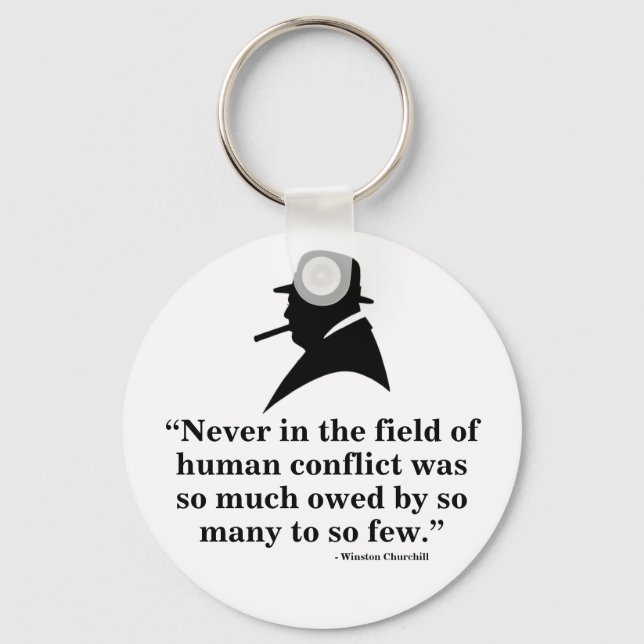 Chaveiro Winston Churchill Keyring - Cotação 11 (Frente)