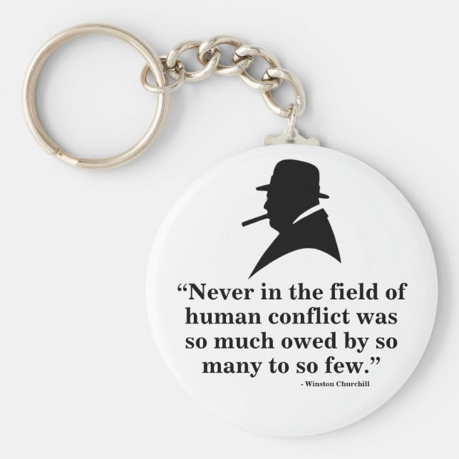 Chaveiro Winston Churchill Keyring - Cotação 11 (Frente)