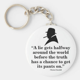 Chaveiro Winston Churchill Keyring - Cotação 24