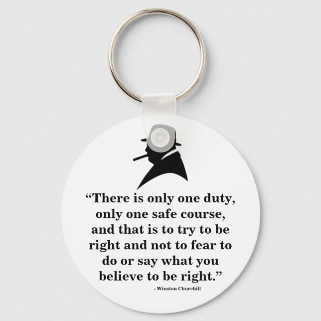 Chaveiro Winston Churchill Keyring - Cotação 8 (Frente)
