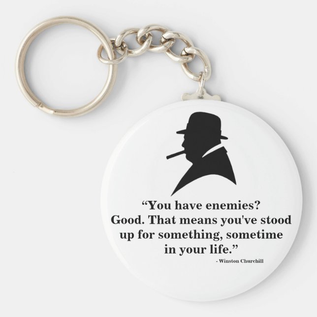 Chaveiro Winston Churchill Keyring - Cotação 9 (Frente)
