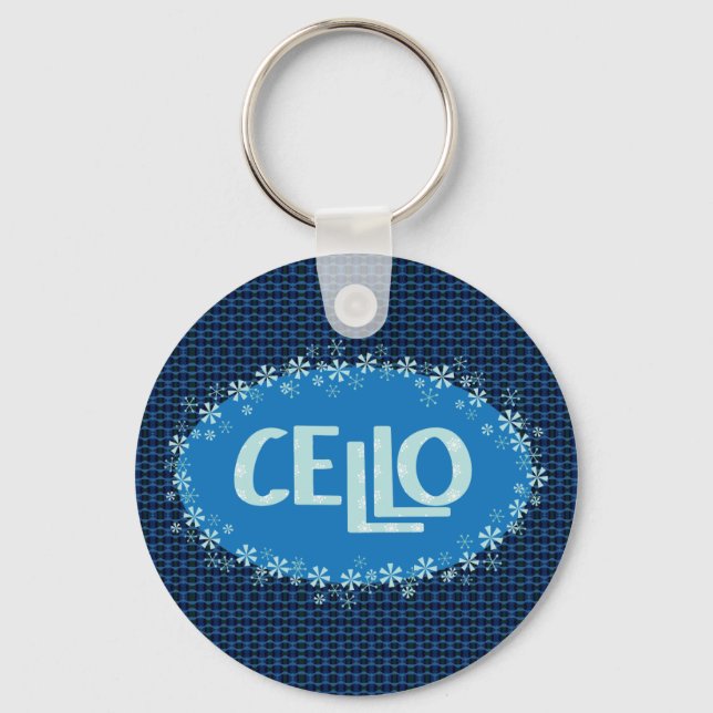 Chaveiro Winter Cello (Frente)