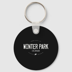 Chaveiro Winter Park Colorado Graphic Distress Vintage Sn