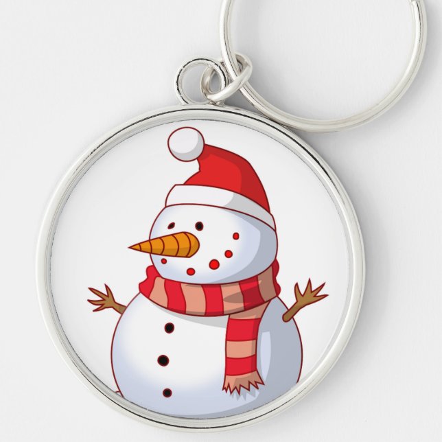 CHAVEIRO WINTER SNOWMAN (Frente)