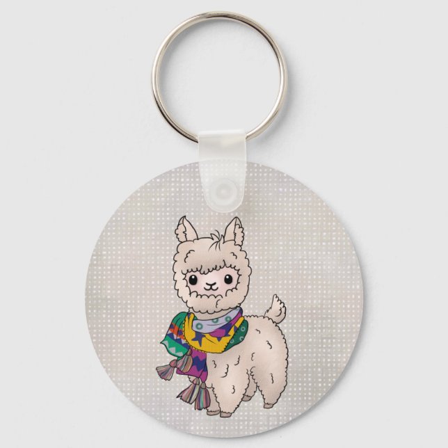 Chaveiro Winterlama Button (Frente)