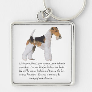 Chaveiro Wire Fox Terrier Memória / Dedicação MACHO