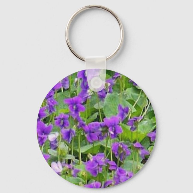Chaveiro Wisconsin Wood Violets (Frente)