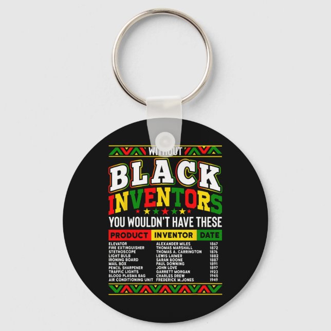 Chaveiro Without The Black Inventors You Wouldn't Have That (Frente)