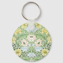 Chaveiro Wm Morris Myrtle Floral Arte Nova Brilhante