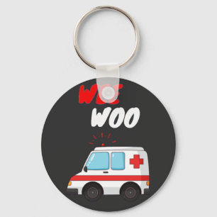 Chaveiro Wo Ambulance AMR. Engraçado EMS EMT Presente para