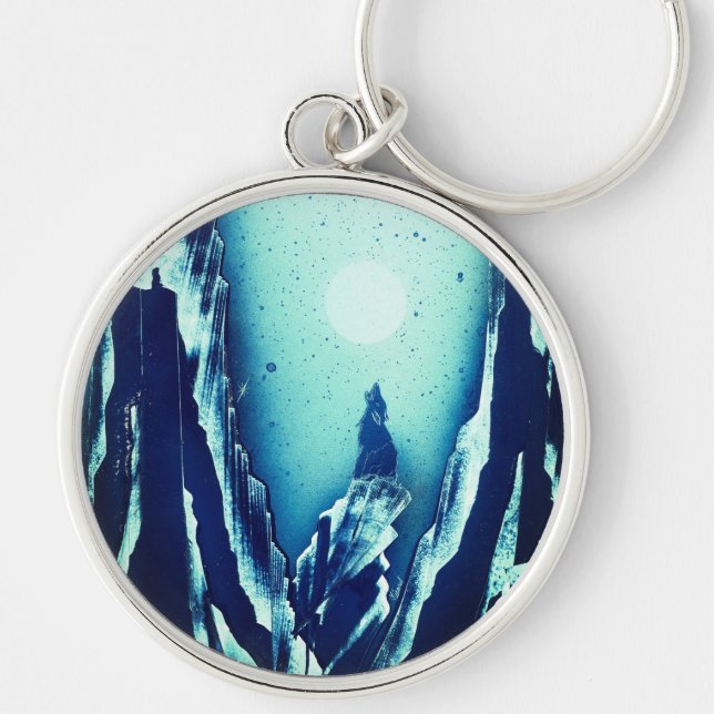 Chaveiro Wolf e Moon (Frente)