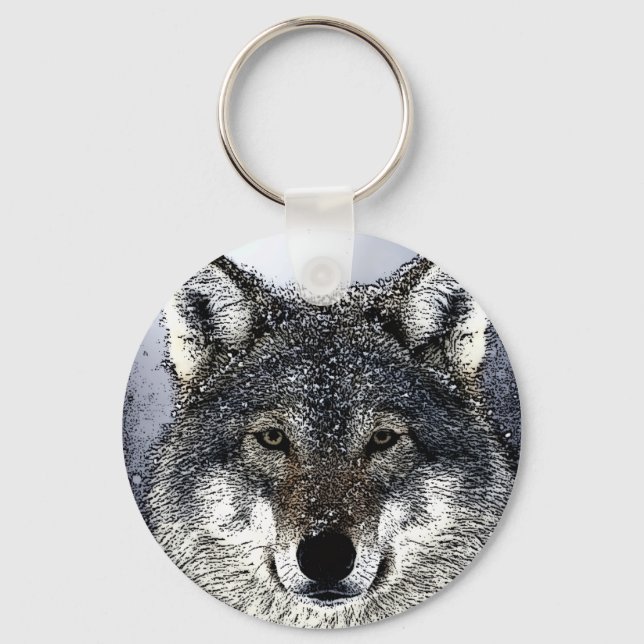 Chaveiro Wolf Eyes (Frente)