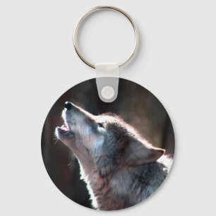 Chaveiro Wolf Howling Lone Wolf