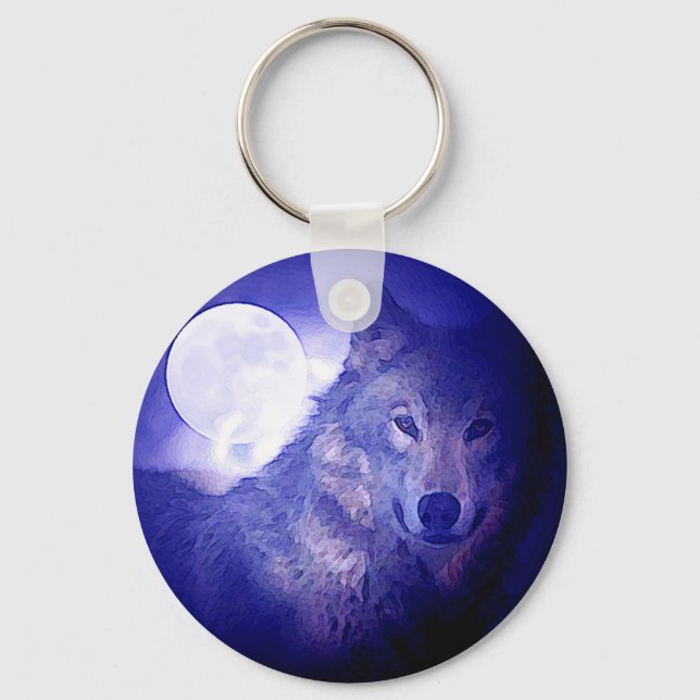 Chaveiro Wolf & Moon (Frente)