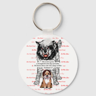 Chaveiro Wolf Puppy irritado - Não tenha medo - #2 Medo Ver