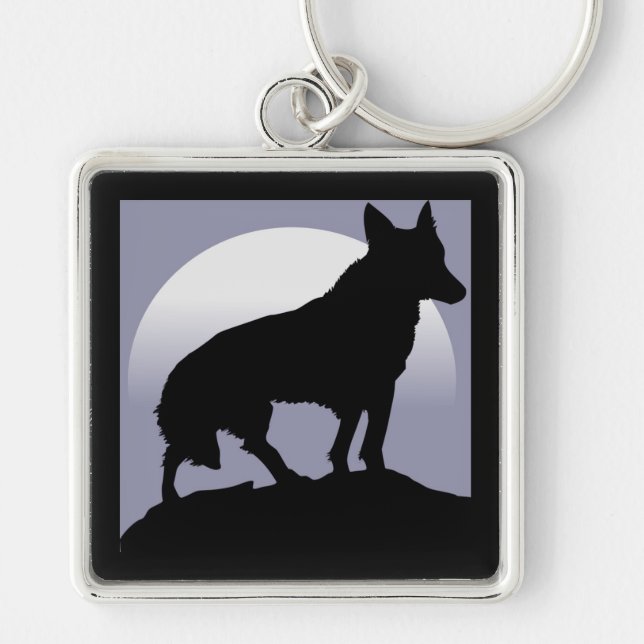 CHAVEIRO WOLF SILHOUETTE (Frente)