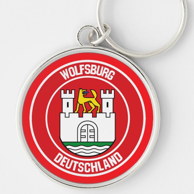 Chaveiro Wolfsburg Round Emblem (Frente)