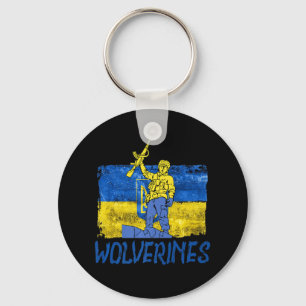 Chaveiro Wolverines apóia Ucrânia Wolverines Love