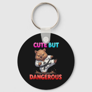 Chaveiro Wombat Engraçado Karatê Taekwondo Arte Marcial Fof