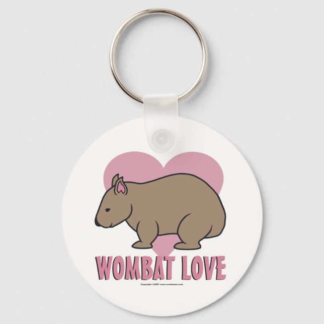 Chaveiro Wombat Love II (Frente)
