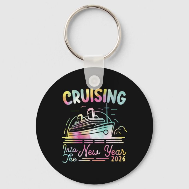 Chaveiro Womens Cruising Into New Year 2026 Countdown Party (Frente)