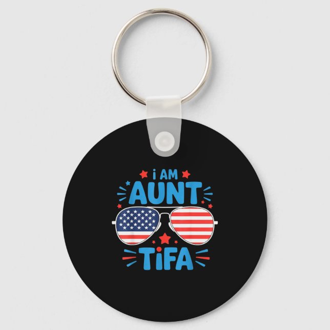 Chaveiro Womens I Am Aunt Tifa Tee  (Frente)