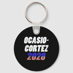 Chaveiro Womens Ocasio-cortez 2028 - Aoc Para O Presidente 