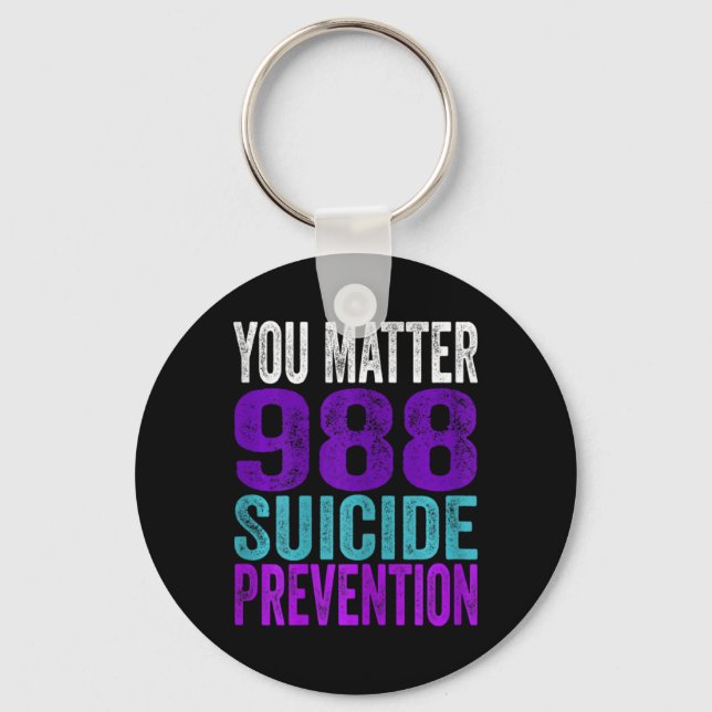 Chaveiro Womens Suicide You 988 Suicide Preve  (Frente)