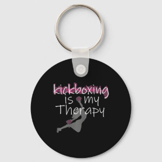 Chaveiro Womens Womens Kickboxing Is My Therapy , Kickboxin