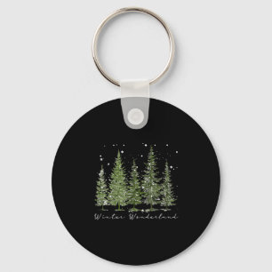 Chaveiro Wonderland de inverno Feliz Natal Árvore de Natal