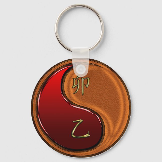 Chaveiro Wood Rabbit (Frente)