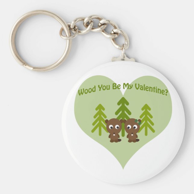 Chaveiro Wood Você É Meu Namorados (Frente)