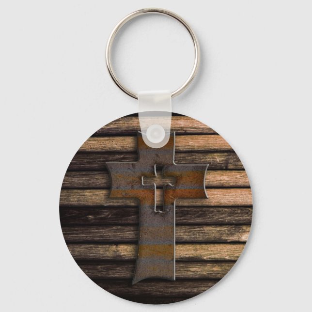 Chaveiro Wooden Cross (Frente)