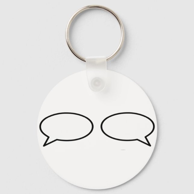 Chaveiro Word Bubble Esquerda Direita Os Presentes Do MUSEU (Frente)